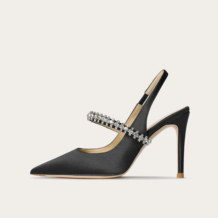 Women's Rhinestone Pointed-Toe Stiletto Heels_6