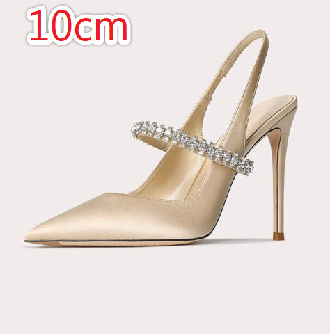 Women's Rhinestone Pointed-Toe Stiletto Heels_8