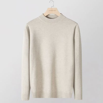 Men’s Slim Fit Knitted Base Layer Pullover – Comfortable Everyday Casual Knit Top