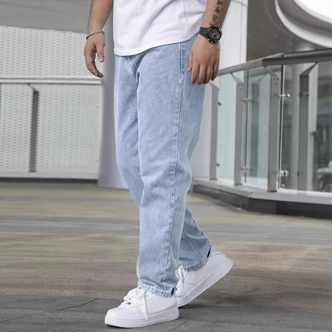 Youth Slim Jeans for Men — Trendy Casual Wear