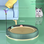 Green and Cat Teaser Stick / L