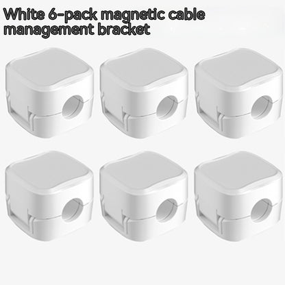 Magnetic Cable Clip Organizer – Under Desk Wire Management Holder, Adhesive Cord Keeper for USB, Charger & Office Cables
