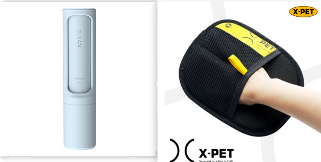 2-in-1 Reusable Pet Hair Remover & Self-Cleaning Lint Roller
