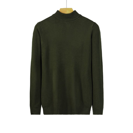 Men’s Slim Fit Knitted Base Layer Pullover – Comfortable Everyday Casual Knit Top