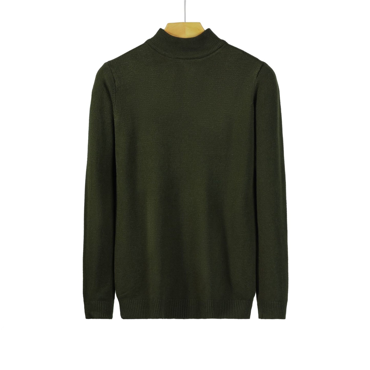 Men’s Slim Fit Knitted Base Layer Pullover – Comfortable Everyday Casual Knit Top