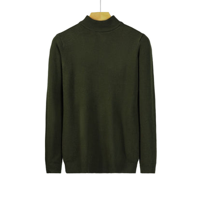 Men’s Slim Fit Knitted Base Layer Pullover – Comfortable Everyday Casual Knit Top