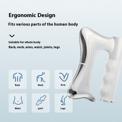 Electric Heated Fascia Knife Body Massager with Vibration & Lifting Comb