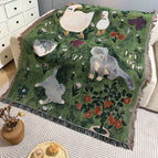 Chenille Cure Xiao Meow / 130x160cm Vertical Format