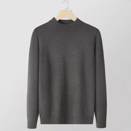 Men’s Slim Fit Knitted Base Layer Pullover – Comfortable Everyday Casual Knit Top