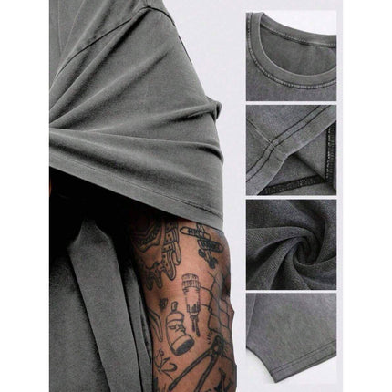 Men’s 3D Printed Crown of Thorns Graphic T-Shirt – Slim Fit Streetwear Short Sleeve Tee