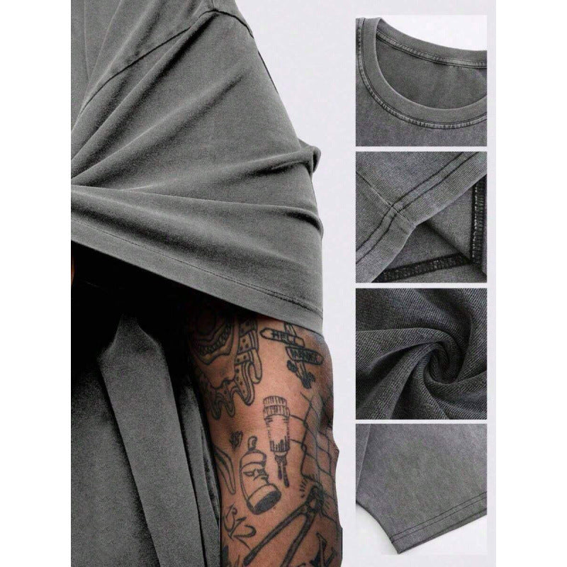 Men’s 3D Printed Crown of Thorns Graphic T-Shirt – Slim Fit Streetwear Short Sleeve Tee