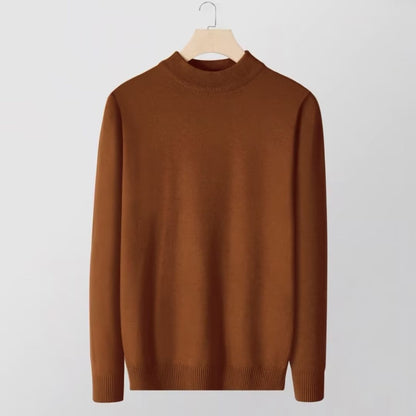 Men’s Slim Fit Knitted Base Layer Pullover – Comfortable Everyday Casual Knit Top