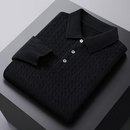 Slim Fit Long Sleeve Casual Pullover for Spring & Autumn