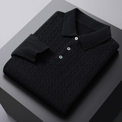 Slim Fit Long Sleeve Casual Pullover for Spring & Autumn