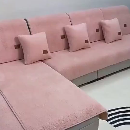 Luxury Lamb Wool Sofa Cover_Video_1